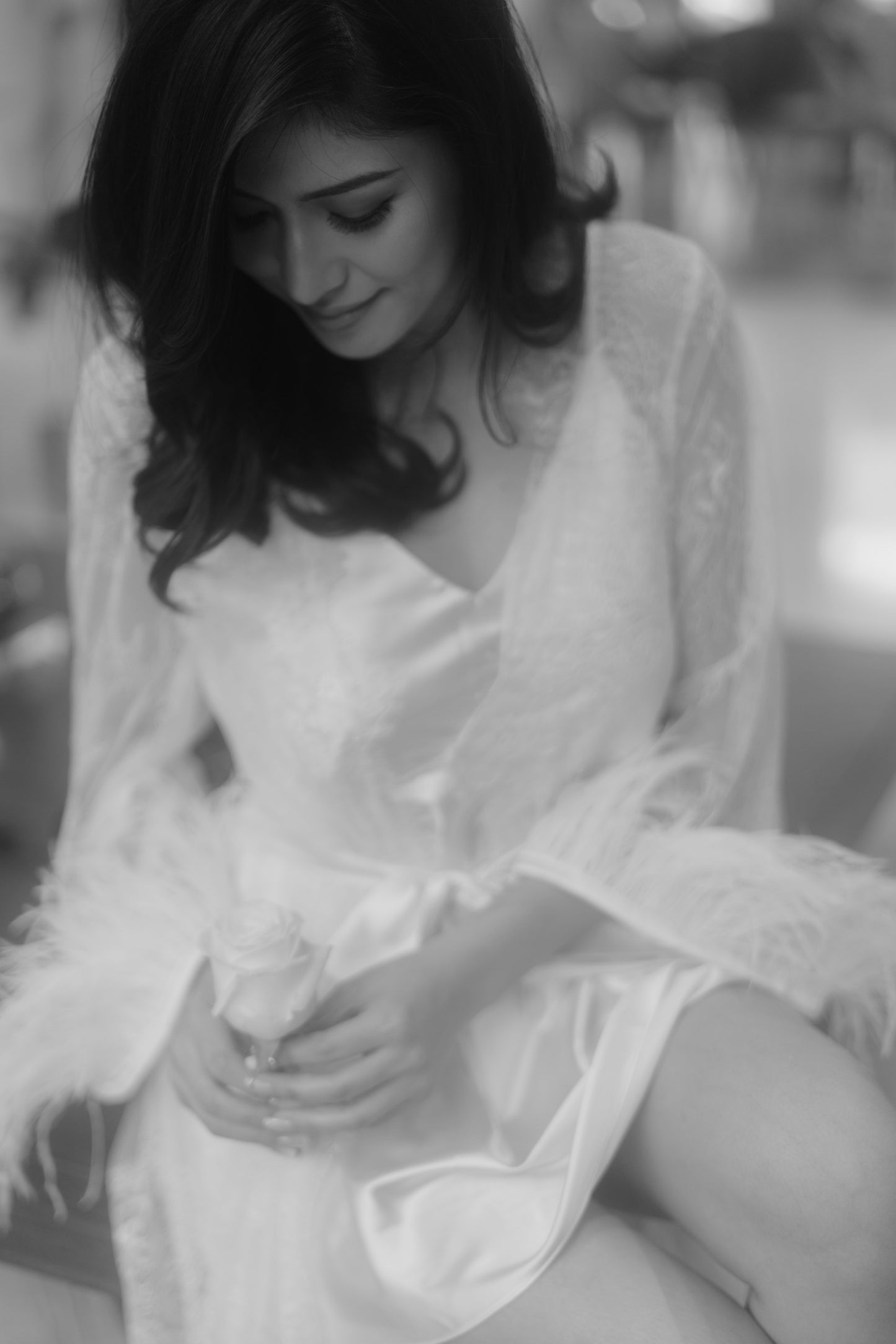 Francesca Dressing Robe ( short slipdress )